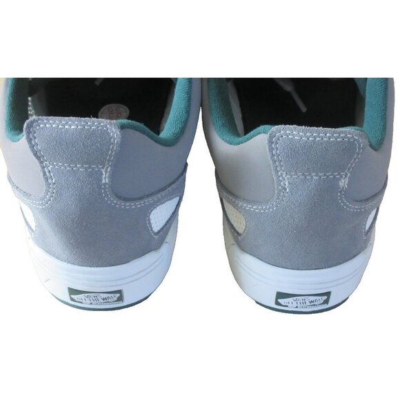 Vans Men's Skate Mixxa Suede Mesh Shoes Green Grey White Sizes NIB - Picture 5 of 5